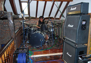 Somewhere In Yorkshire - drummer in the roof!