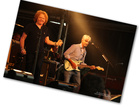 Mick Hucknall and Damon Hill - Rock n Horsepower Concert