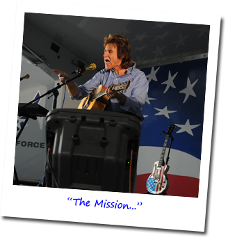 John Parr at the USO